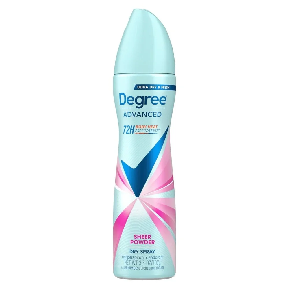 Degree Advanced 72H Sheer Powder Dry Spray Antiperspirant Deodorant Bin Deal